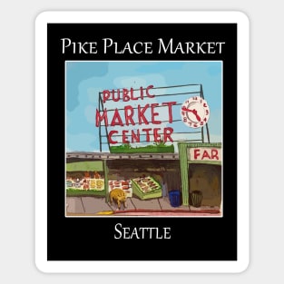 Pike Place Market Seattle Sticker